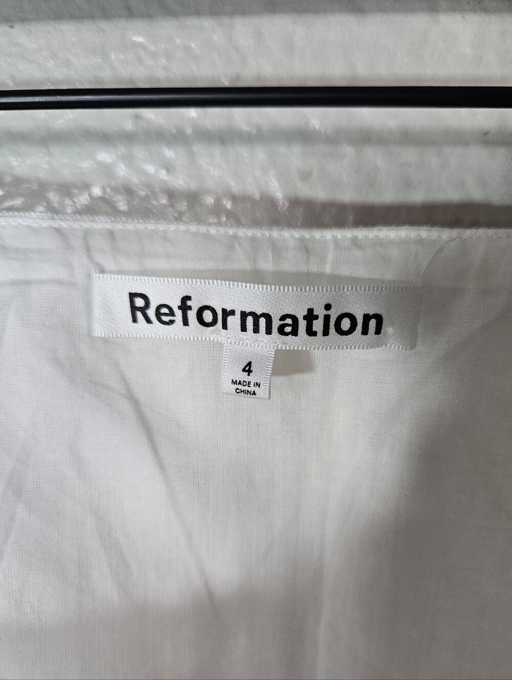 Reformation Veranda Linen Skirt White Size 4 - Picture 14 of 16